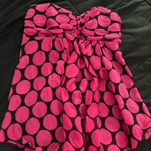 Sweetheart Neckline Corset Flowy Top - Size 6